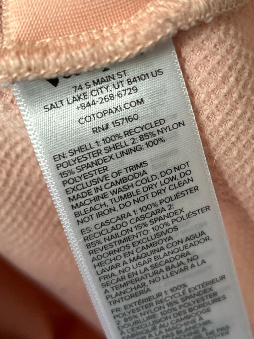 Cotopaxi Abrazo Half Zip Fleece Pullover Jacket